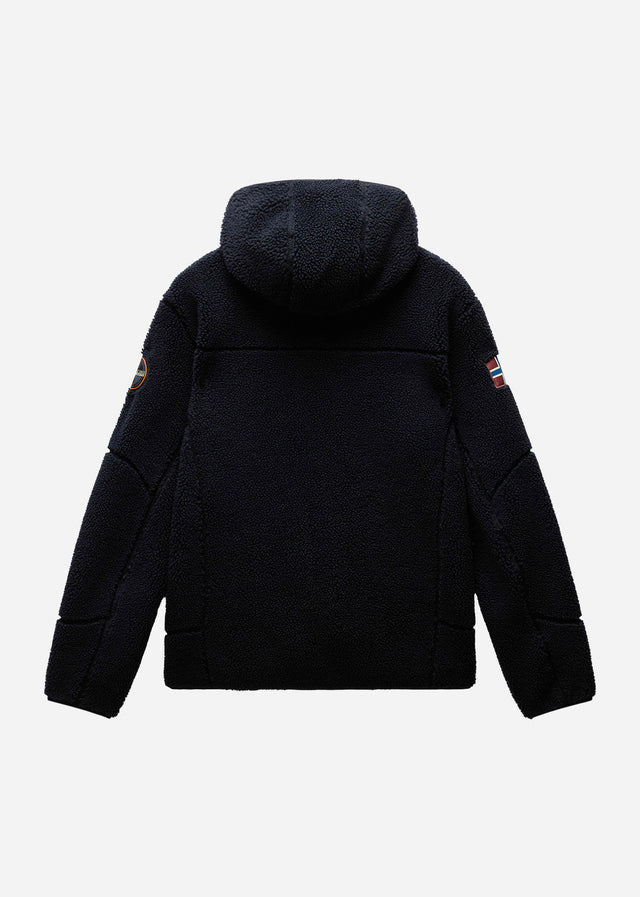 Napapijri Jassen Yupik full zip hoodie - black