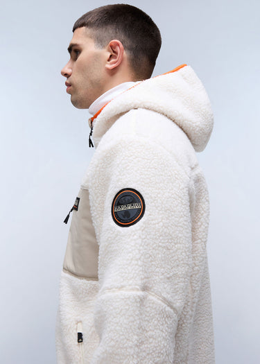 Napapijri Jassen Yupik full zip hoodie - whitecap gray