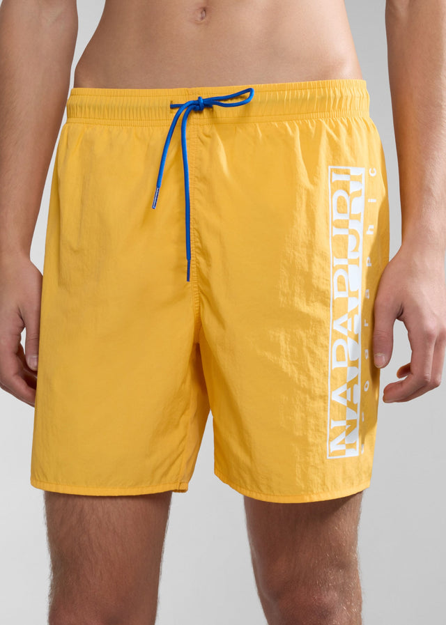 Napapijri Zwembroeken Box swim short - yellow kumquat
