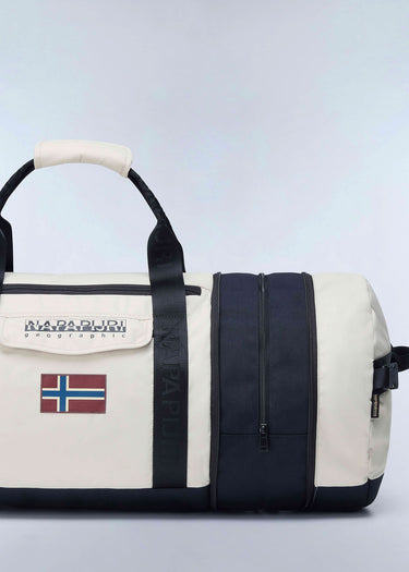 Napapijri Tassen Bering travelbag - beige silver