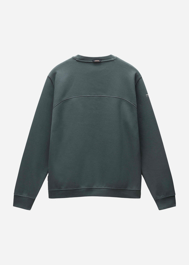 Napapijri Truien Badge crewneck sweater - green urban (Copy)