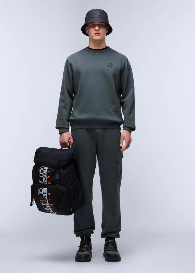 Napapijri Truien Badge crewneck sweater - green urban (Copy)