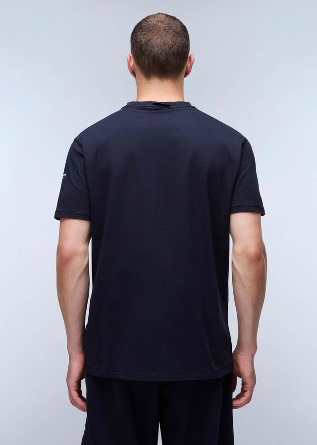 Napapijri T-shirts Badge t-shirt - blue marine