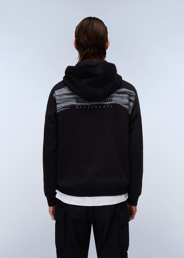 Napapijri Hoodies Back graphic hoodie - black beauty