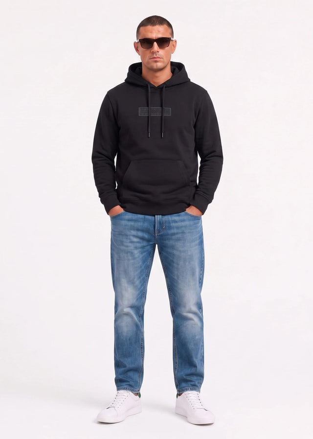 Napapijri Hoodies B box logo h wi - black beauty