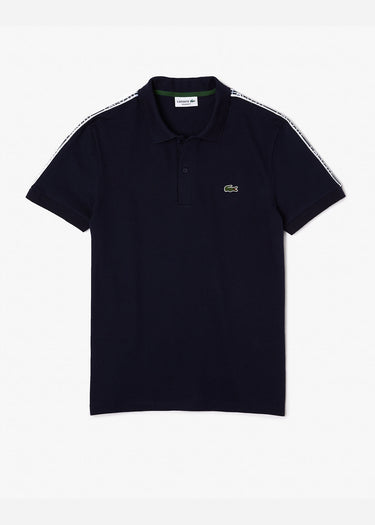 Lacoste Polo's Contrast stripe polo - navy blue