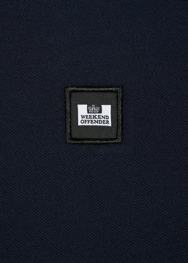 Weekend Offender Longsleeve Polo's Carola - navy blue house check