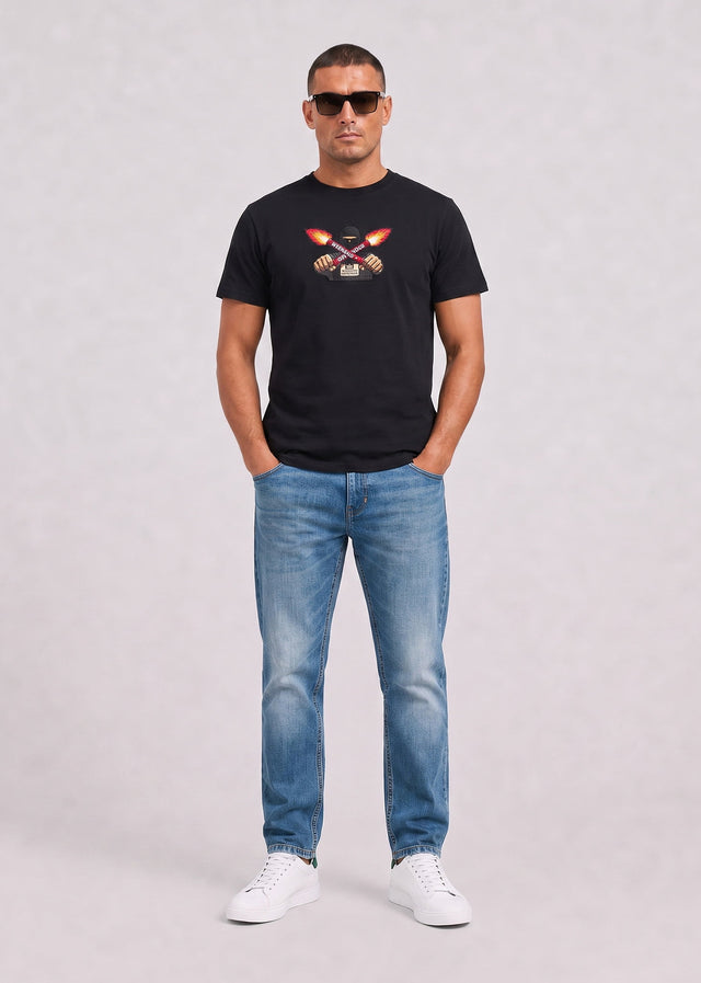 Weekend Offender T-shirts Fulgar - black