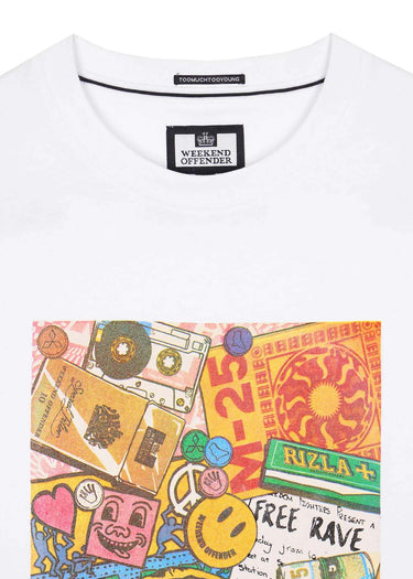 Weekend Offender T-shirts M25 - white