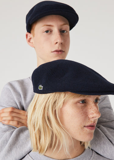 Lacoste Petten Flat cap - navy blue