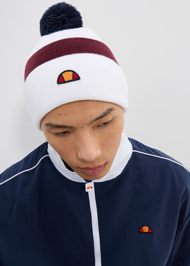 Ellesse Mutsen Tanvi pom pom beanie - navy white