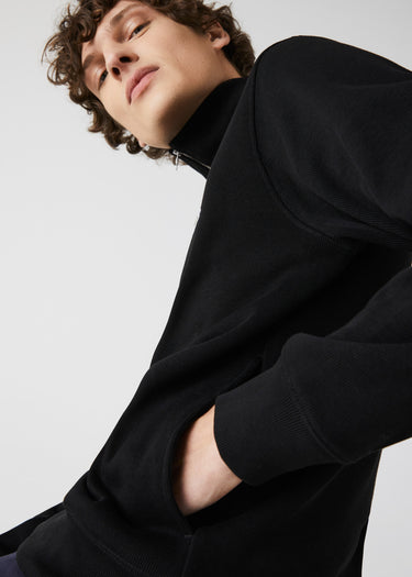 Lacoste Truien Sweater half zip - black