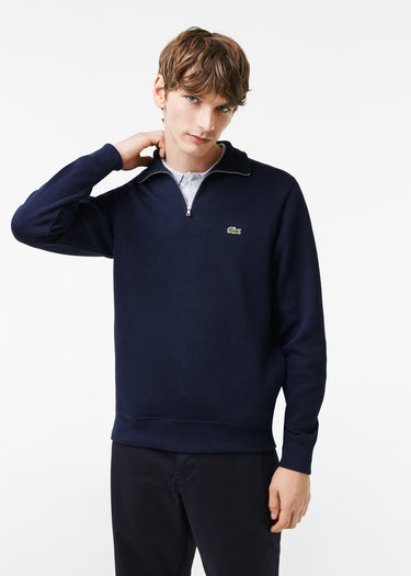 Lacoste Truien Sweater half zip - navy blue