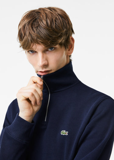 Lacoste Truien Sweater half zip - navy blue