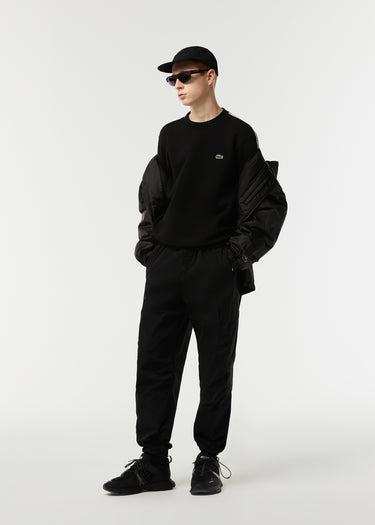 Lacoste Truien Contrast stripe sweater - black