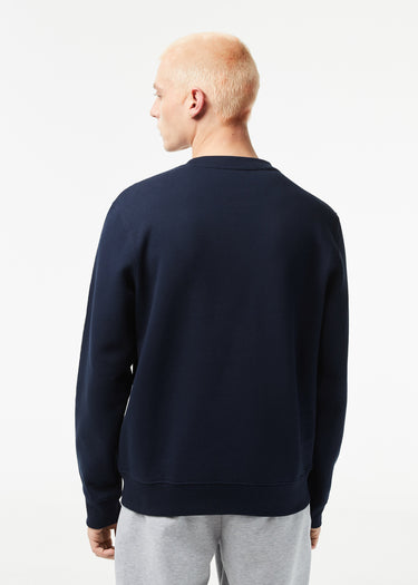 Lacoste Truien Contrast stripe sweater - navy blue