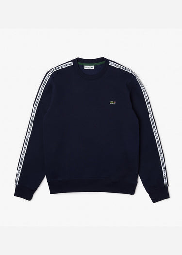 Lacoste Truien Contrast stripe sweater - navy blue