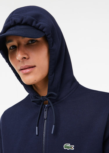 Lacoste Vesten Zip through hoodie - navy blue