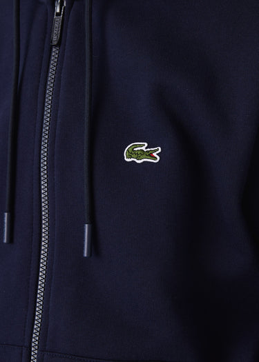 Lacoste Vesten Zip through hoodie - navy blue