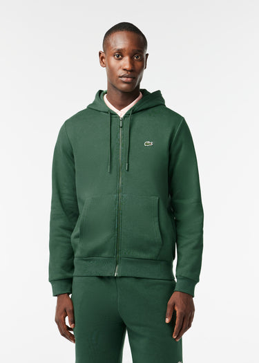 Lacoste Vesten Zip through hoodie - sequoia