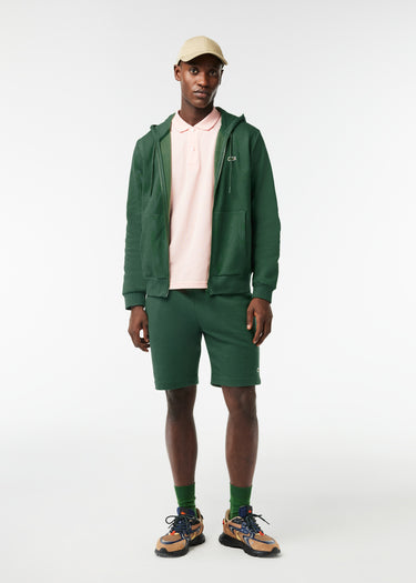 Lacoste Vesten Zip through hoodie - sequoia
