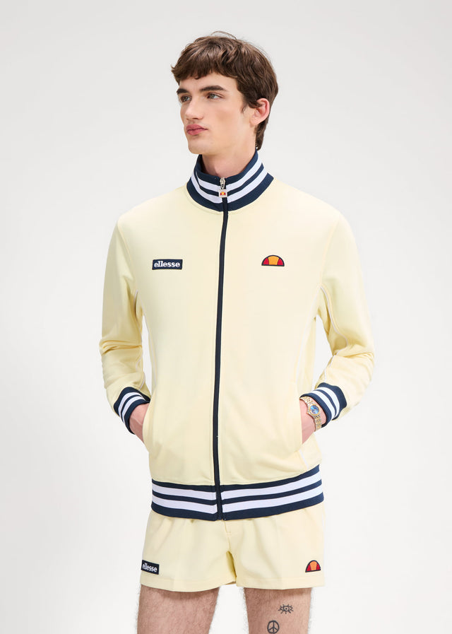 Ellesse Vesten Milan track jacket - light yellow navy