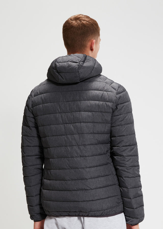 Ellesse Jassen Lombardy padded jacket - dark grey marl