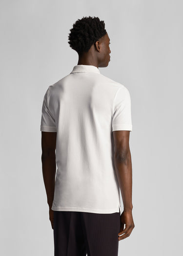 Lyle & Scott Polo's Tonal eagle polo shirt - white