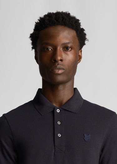 Lyle & Scott Polo's Tonal eagle polo shirt - dark navy