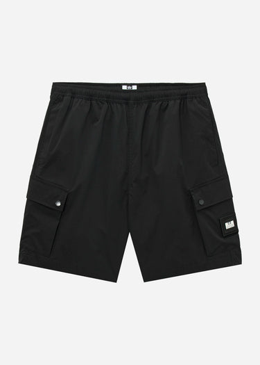 Weekend Offender Korte Broeken Baraki travel stretch cargo - black