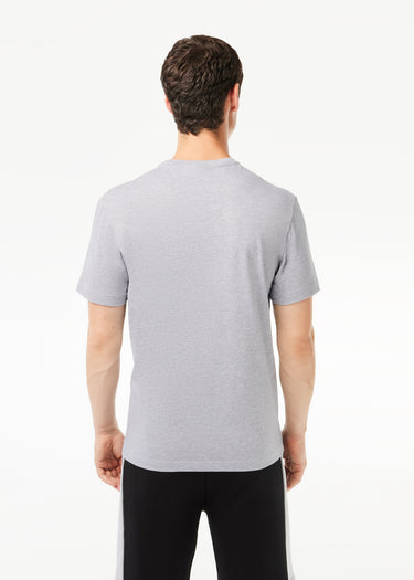Lacoste T-shirts Colorblock t-shirt - silver chine black