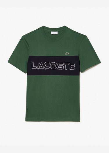 Lacoste T-shirts Colorblock t-shirt - sequoia abysm