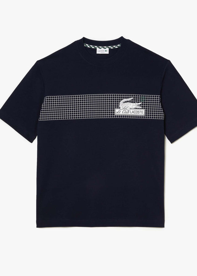 Lacoste T-shirts Stripe t-shirt - navy blue