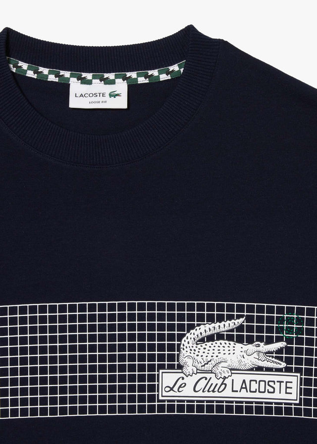Lacoste T-shirts Stripe t-shirt - navy blue