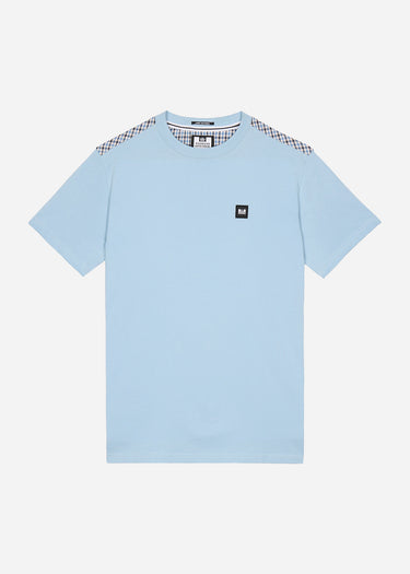 Weekend Offender T-shirts Diaz - winter sky blue house check