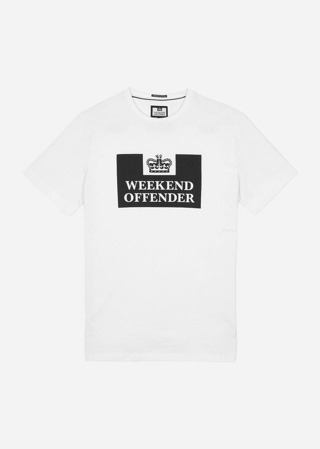 Weekend Offender T-shirts Prison - white
