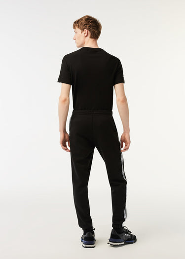 Lacoste Broeken Contrast stripe tracksuit trousers - black