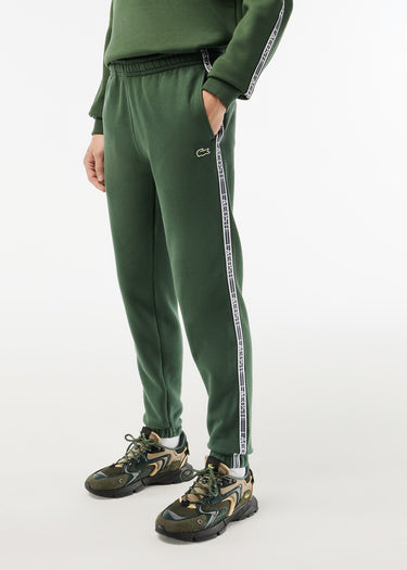 Lacoste Broeken Contrast stripe tracksuit trousers - sequoia
