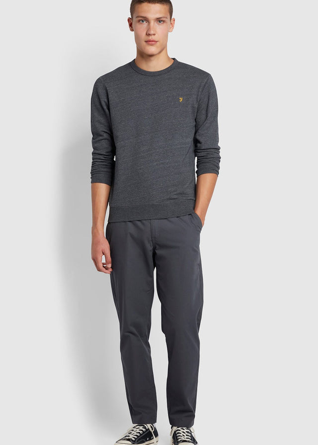 Farah Truien Sweatshirt tim new crew - farah grey marl