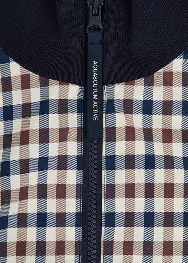 Aquascutum Vesten Club tech fz sweater - navy