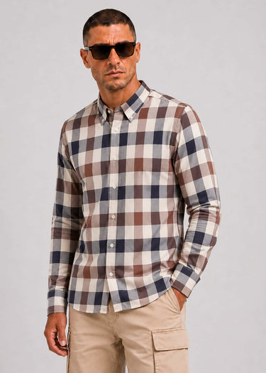 Aquascutum Overhemden Macro iconic shirt - club check