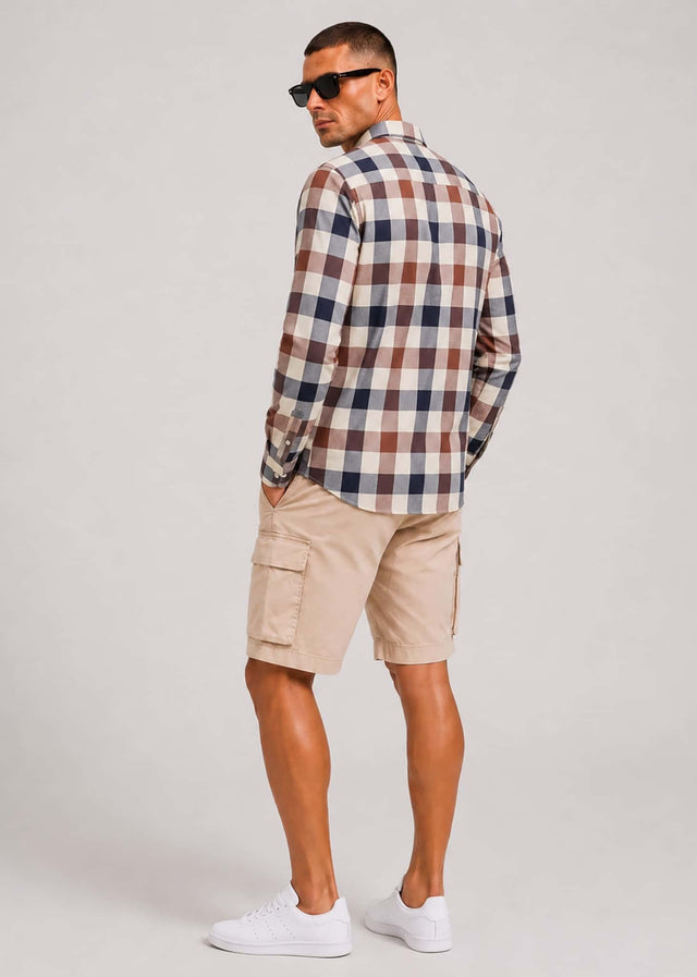 Aquascutum Overhemden Macro iconic shirt - club check