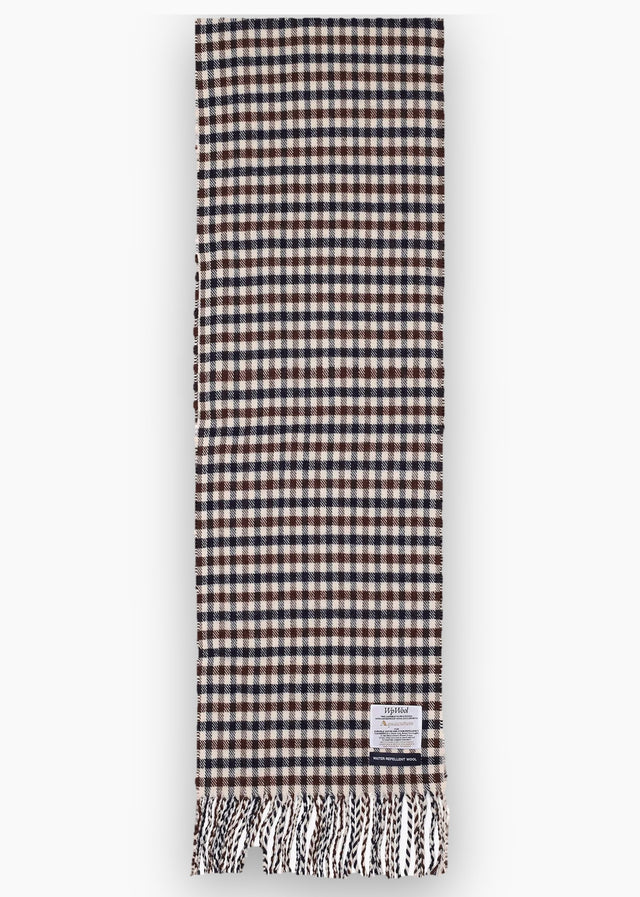 Aquascutum Sjaals Wool icon scarf - original club check