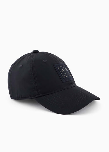Armani Exchange Petten Polyester Cap with visor and logo - deep navy