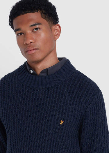Farah Truien Sweater burlington fisherman - true navy