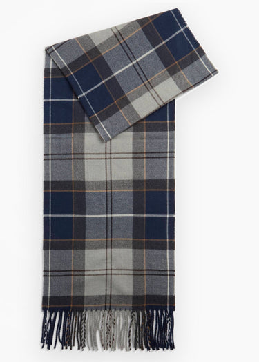 Barbour Sjaals Barbour galingale tartan scarf - grey midnight tartan