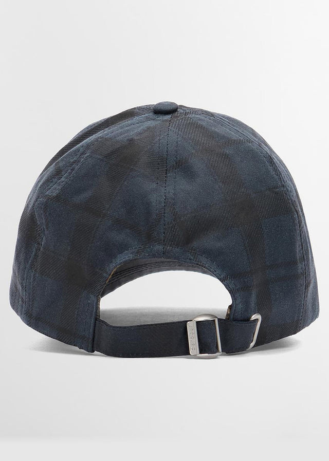 Barbour Petten Barbour ambleside tartan wax cap - navy tartan