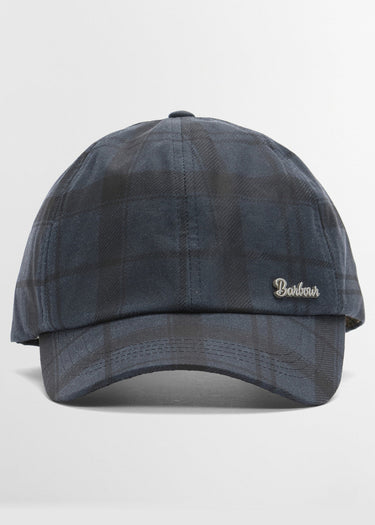 Barbour Petten Barbour ambleside tartan wax cap - navy tartan