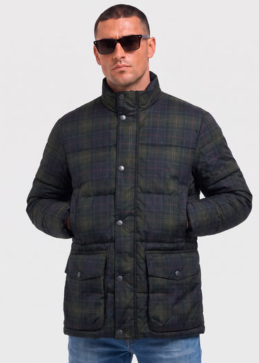 Barbour Jassen Barbour lonnen tartan puffer jacket - shadow classic tartan