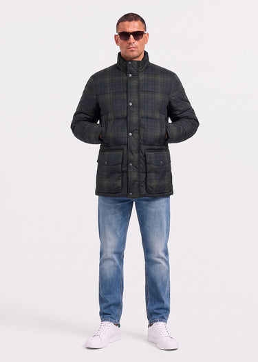 Barbour Jassen Barbour lonnen tartan puffer jacket - shadow classic tartan